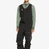 Hombre Quiksilver Pantalones De Snow | Highline Pro 3L Gore-Tex® - Peto Tecnico Snow Para Hombre True Black