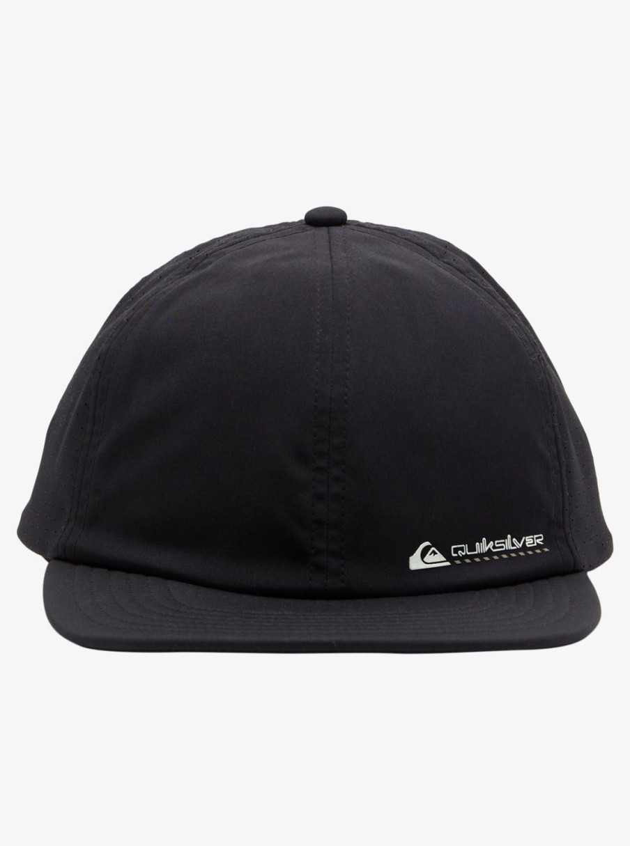 Hombre Quiksilver Gorras & Sombreros | St Comp - Gorra Tecnica Para Hombre Black