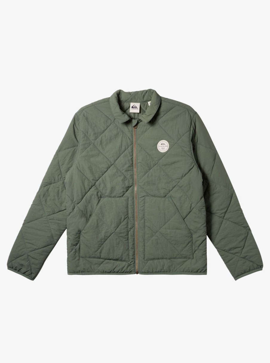 Nino Quiksilver Chaquetas & Abrigos | Rage From Gen - Chaqueta Acolchada En Quilt Para Chicos 8-16 Laurel Wreath