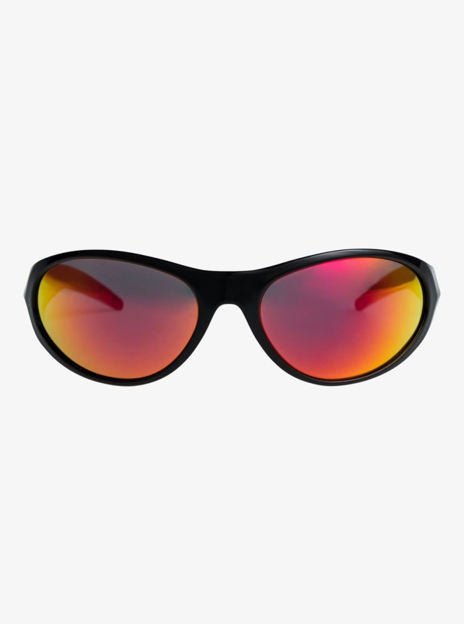 Hombre Quiksilver Gafas De Sol | Ellipse - Gafas De Sol Para Hombre Black/Ml Red