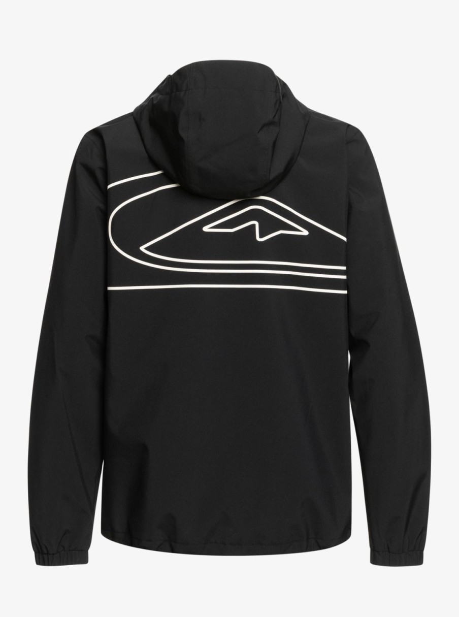 Hombre Quiksilver Chaquetas De Snow | High In The Hood - Chaqueta Tecnica Snow Para Hombre True Black