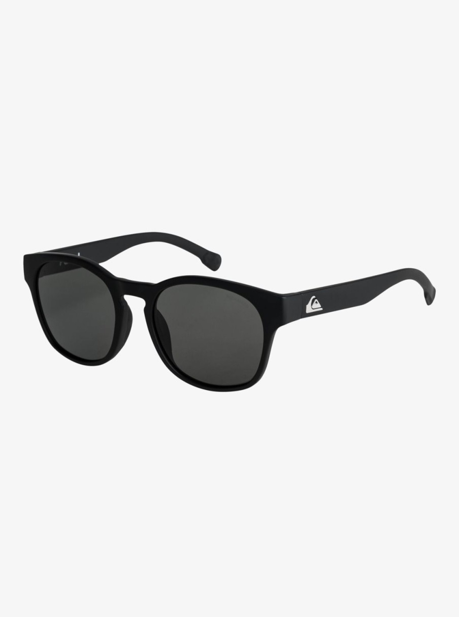 Hombre Quiksilver Gafas De Sol | Patrol P - Gafas De Sol Polarizadas Para Hombre Black/Grey Plz