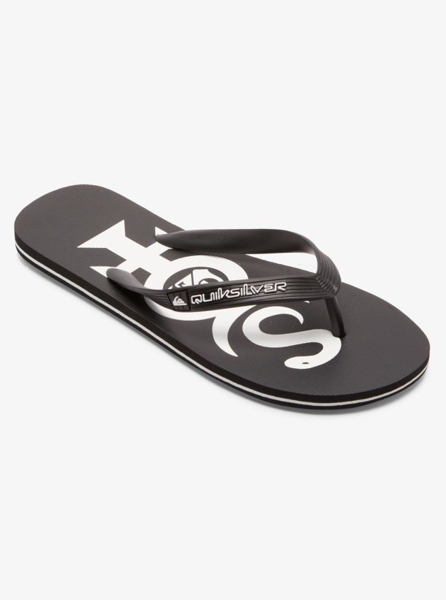 Hombre Quiksilver | Molokai Art Gregg Kaplan - Chanclas Para Hombre Black 6