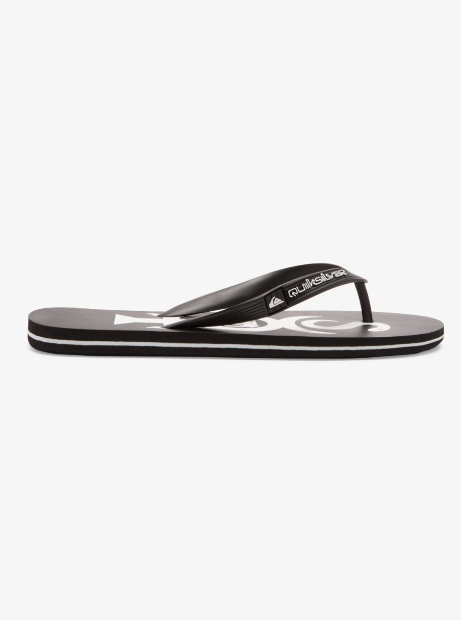 Hombre Quiksilver | Molokai Art Gregg Kaplan - Chanclas Para Hombre Black 6