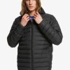 Hombre Quiksilver Chaquetas & Abrigos | Scaly - Chaqueta Acolchada Para Hombre Black