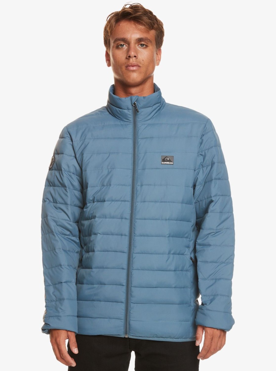 Hombre Quiksilver Chaquetas & Abrigos | Scaly - Chaqueta Acolchada Para Hombre Bering Sea