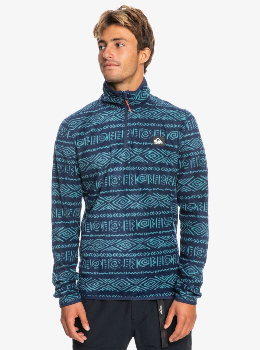 Hombre Quiksilver Sudaderas & Jerseis | Aker - Polar Con Media Cremallera Para Hombre Aker Naval Academy