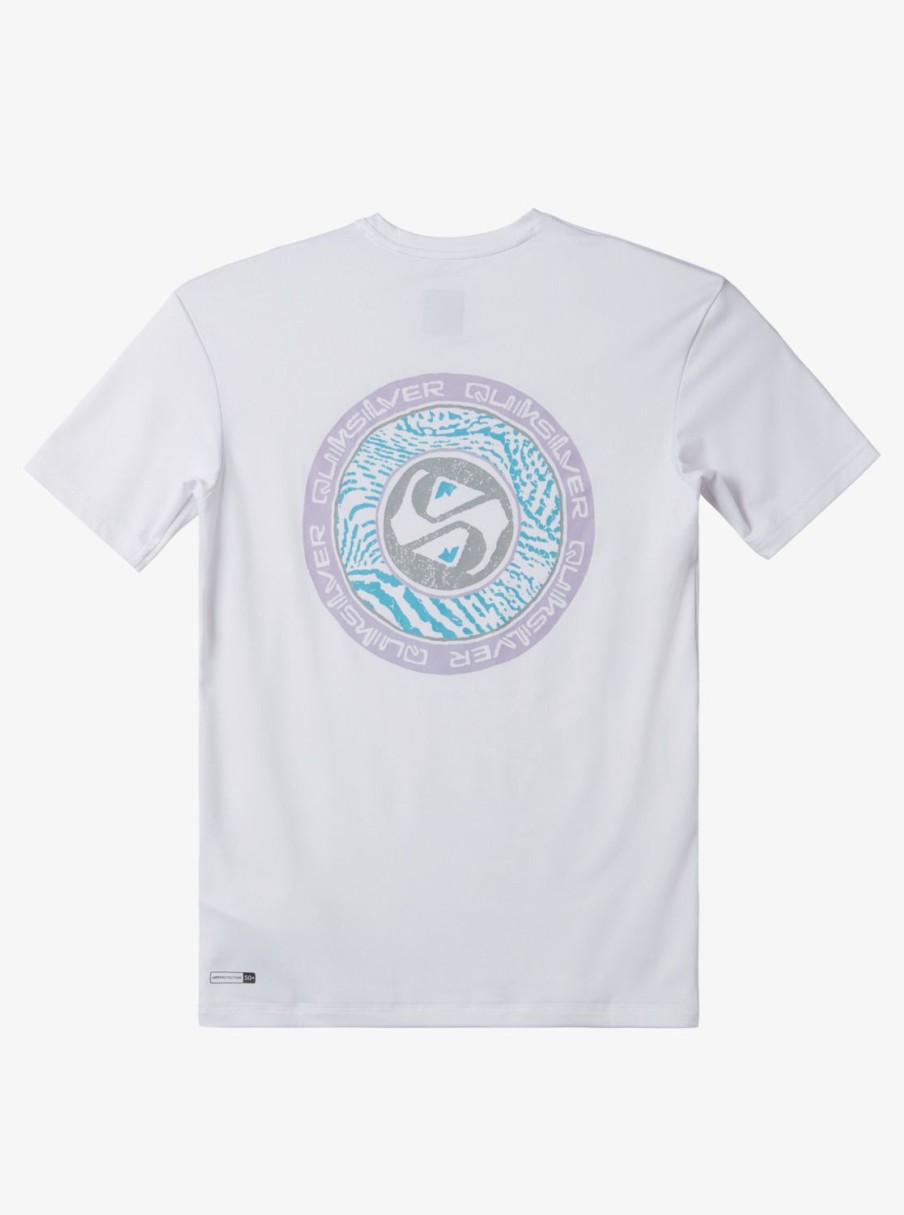 Nino Quiksilver Lycras | Mix Session - Camiseta De Surf De Manga Corta Para Chicos 8-16 Snow White