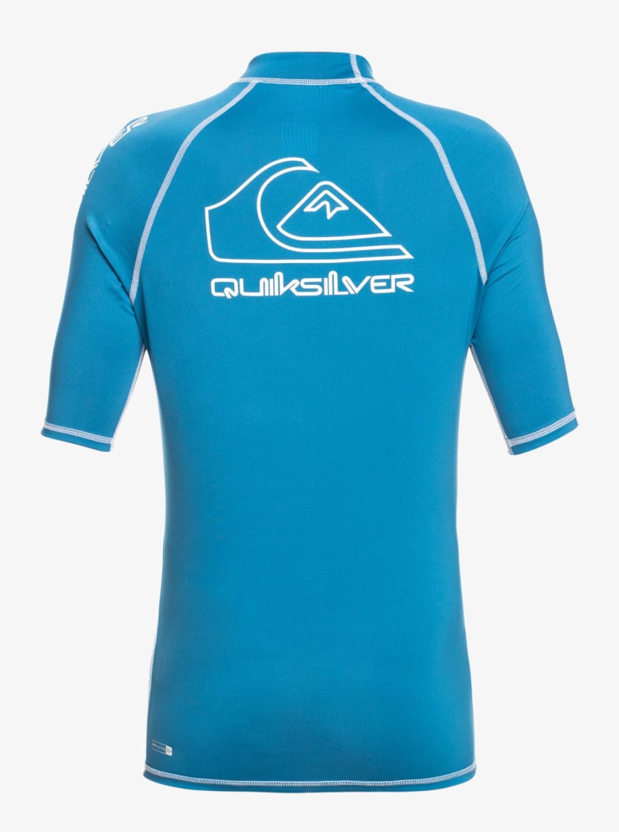 Hombre Quiksilver Lycras | On Tour - Licra De Manga Corta Upf 50 Para Hombre Vallarta Blue