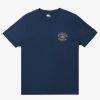 Hombre Quiksilver Camisetas & Polos | Highlight Reel - Camiseta Para Hombre Midnight Navy