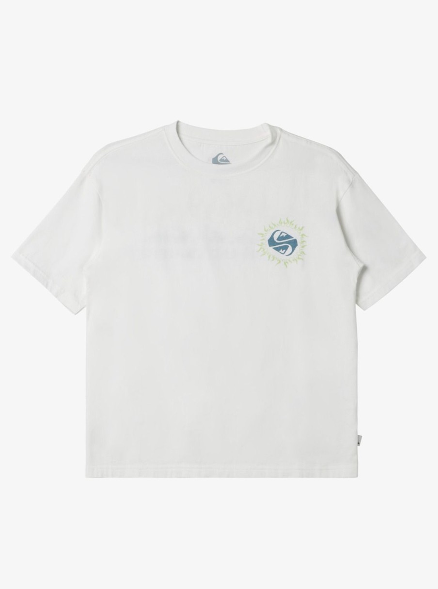 Nino Quiksilver Camisetas | Flare - Camiseta Para Chicos 8-16 Snow White