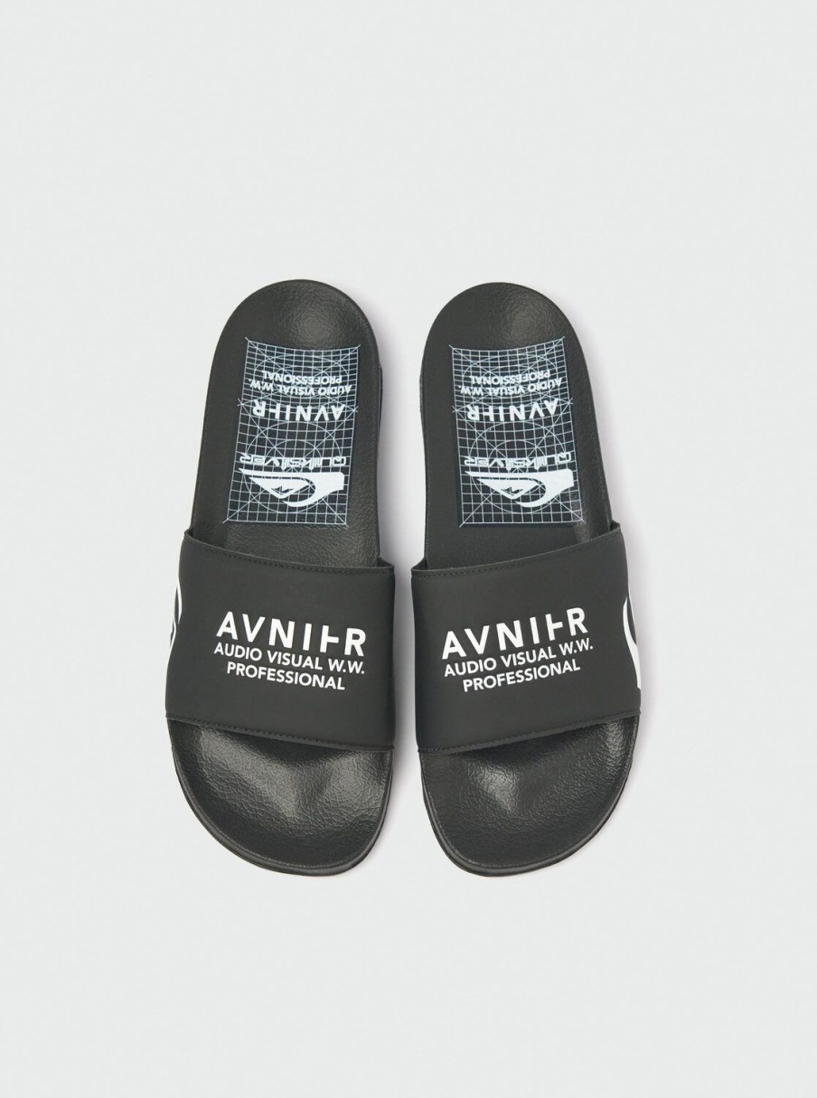 Hombre Quiksilver | Avnier Rivi Clap - Sandalias Slider Unisex Black 4