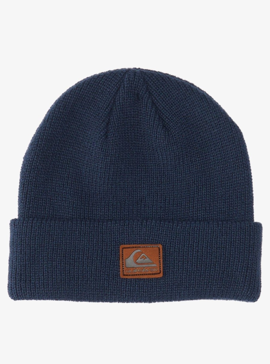 Hombre Quiksilver Accesorios | Performer - Gorro Con Dobladillo Para Hombre Naval Academy