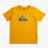 Nino Quiksilver Camisetas | Comp Logo - Camiseta Para Chicos Mustard