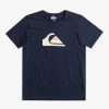 Nino Quiksilver Camisetas | Comp Logo - Camiseta Para Chicos Navy Blazer