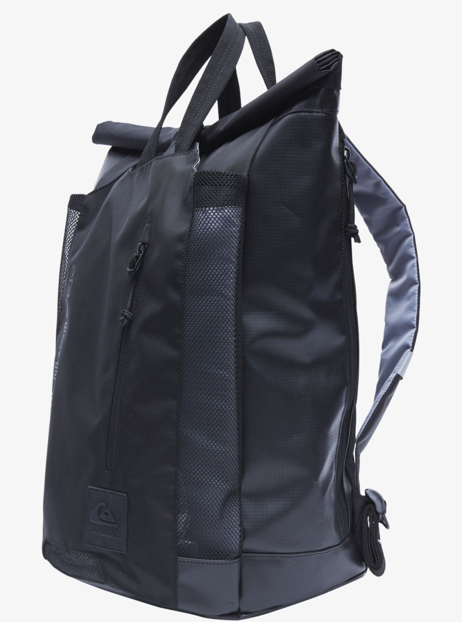 Hombre Quiksilver Fundas De Surf | Secret Sesh 37L - Mochila Grande Para Hombre Black