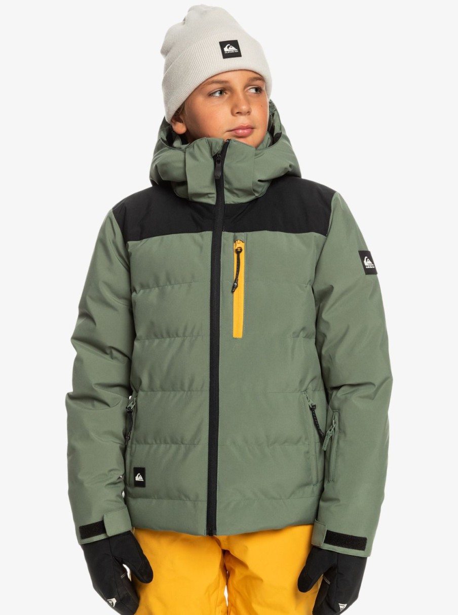 Nino Quiksilver Accesorios | The Edge - Chaqueta Tecnica Snow Para Chicos Laurel Wreath