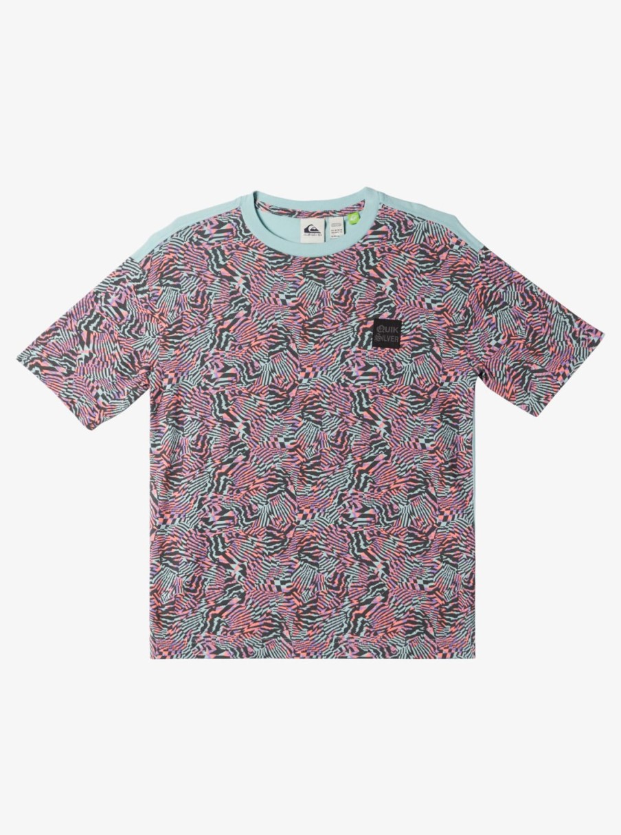 Nino Quiksilver Camisetas | Radical All-Over - Camiseta Para Chicos 8-16 Purple Rose Radical Times 233