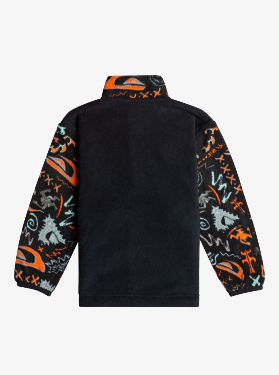 Nino Quiksilver Sudaderas | Next Gen - Polar Con Cremallera Para Chicos 8-16 Black Red Orange Next Gen 233