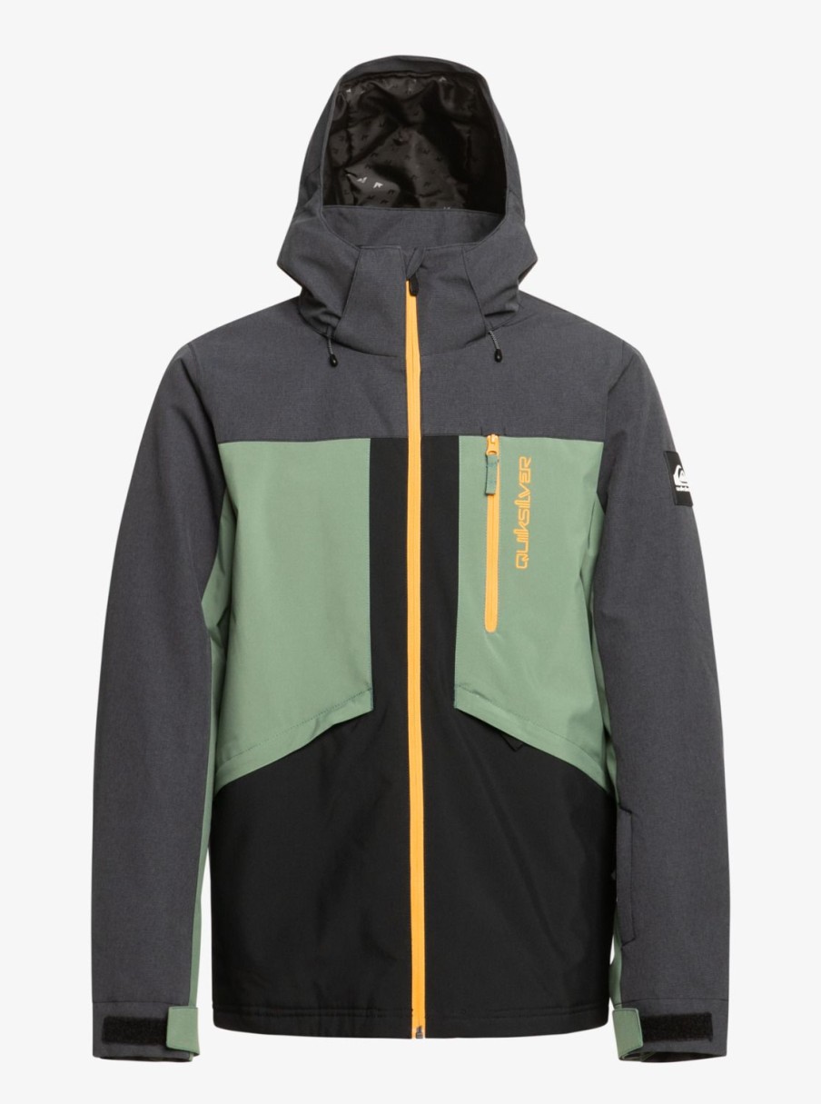 Hombre Quiksilver Chaquetas De Snow | Dawson - Chaqueta Tecnica Snow Para Hombre True Black