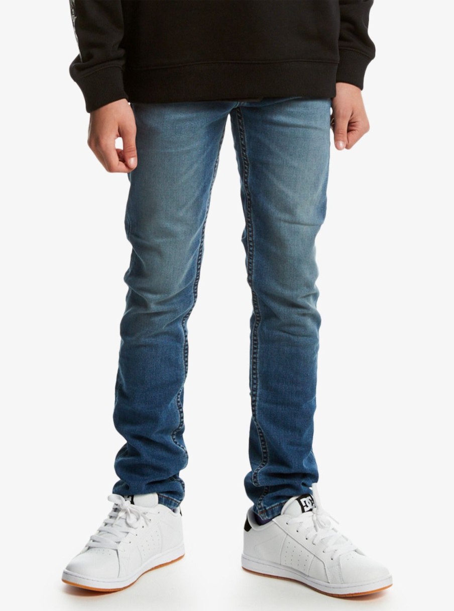 Nino Quiksilver Pantalones | Voodoo Fleece Vaquero De Corte Recto Para Chicos 8-16 Aged