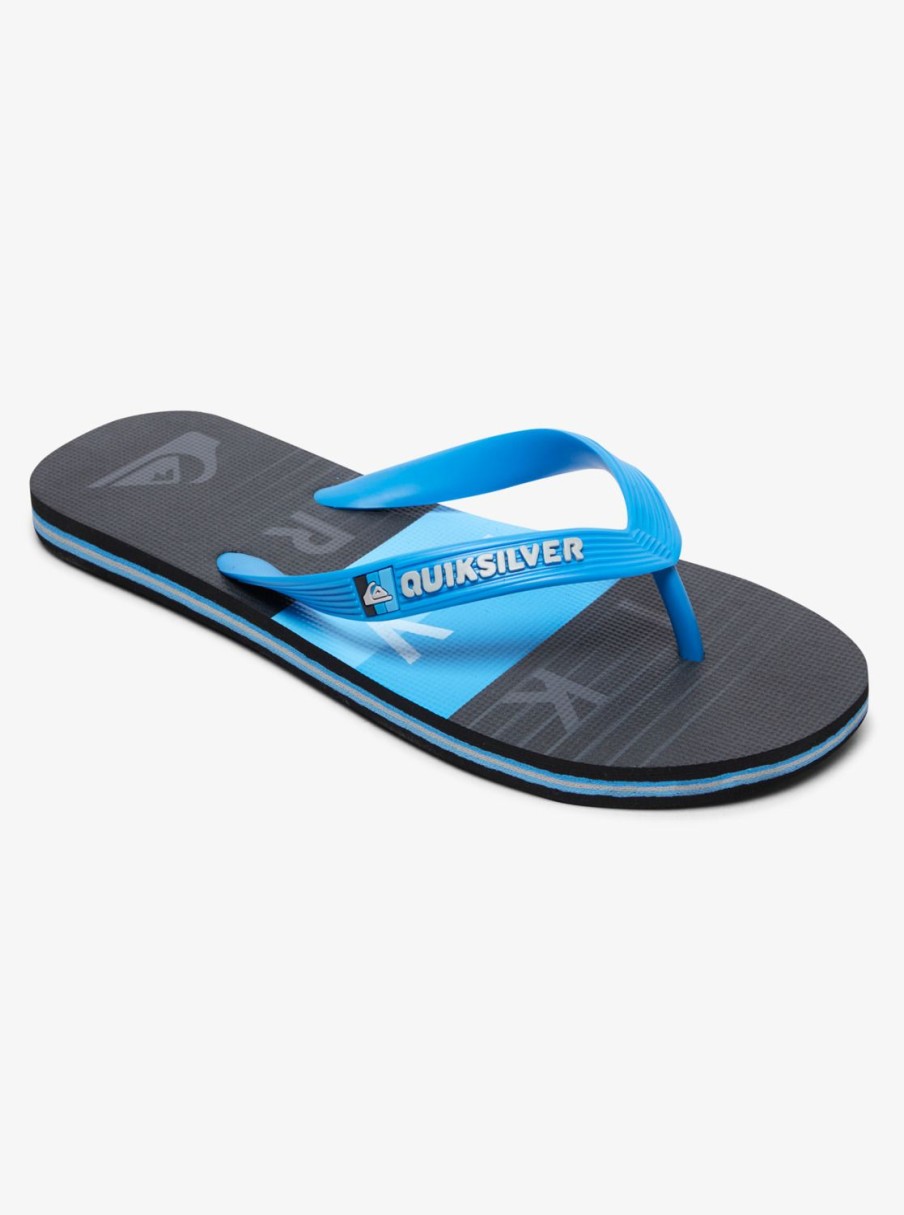 Nino Quiksilver Chanclas | Molokai Word Block - Chanclas Para Chicos Blue/Black/Blue