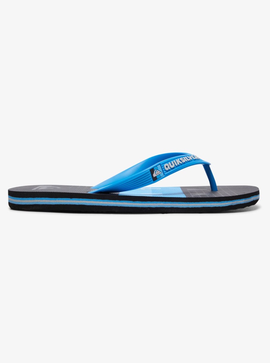 Nino Quiksilver Chanclas | Molokai Word Block - Chanclas Para Chicos Blue/Black/Blue