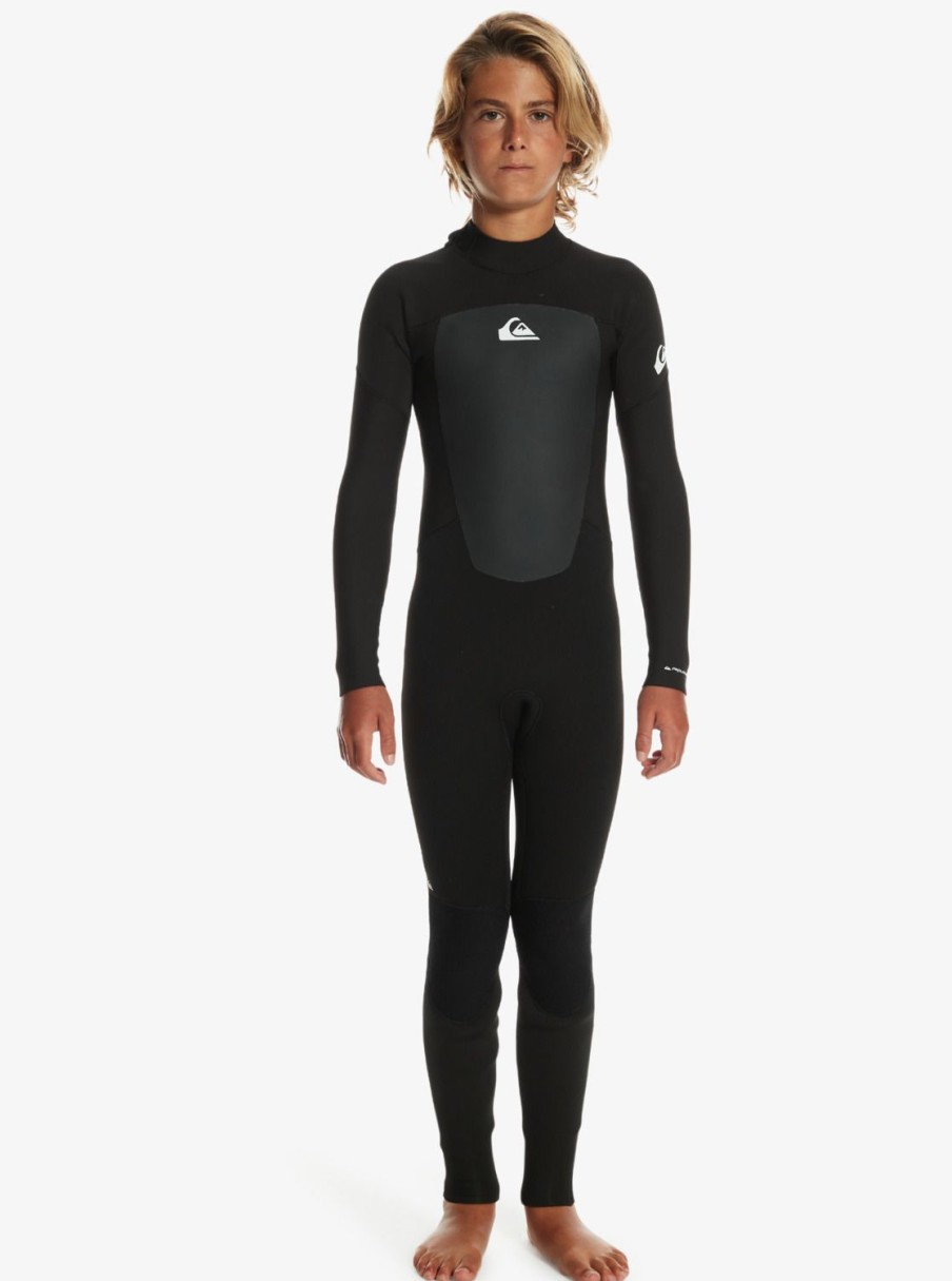 Nino Quiksilver Trajes De Surf | 3/2Mm Prologue - Back Zip Wetsuit For Boys Black