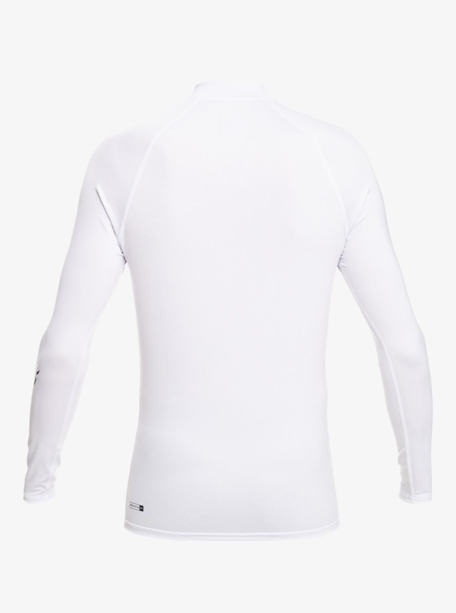 Hombre Quiksilver Lycras | All Time - Lycra De Manga Larga Upf 50 Para Hombre White