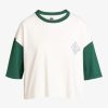 Mujer Quiksilver | Uni - Camiseta Crop Para Mujer Birch