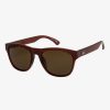 Hombre Quiksilver Gafas De Sol | Tagger Polarized - Gafas De Sol Para Hombre Stone/Brown Plz