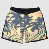 Hombre Quiksilver Trajes De Bano | Surfsilk Scallop Volley 17" - Short De Natacion Para Hombre Black