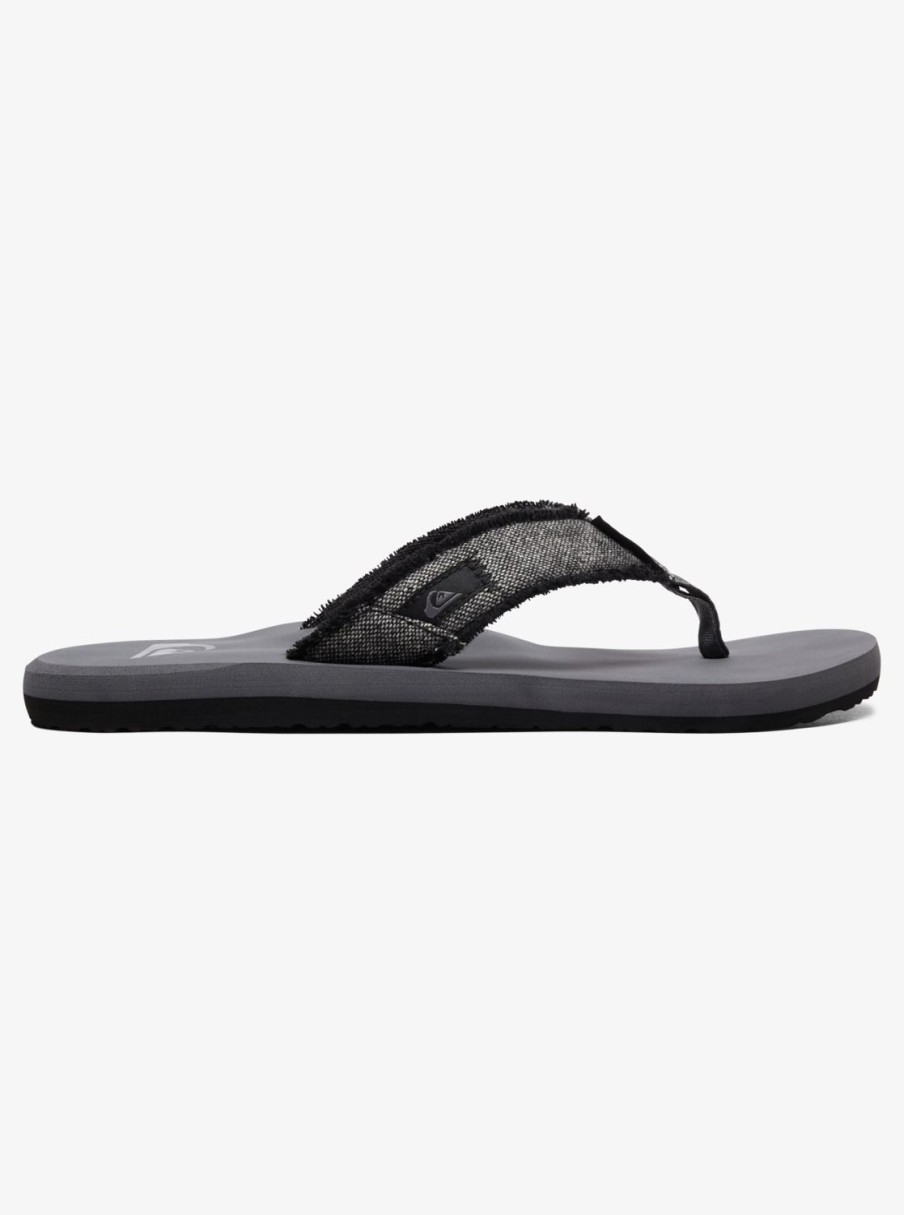 Hombre Quiksilver | Monkey Abyss - Sandalias Para Hombre Grey/Black/Grey