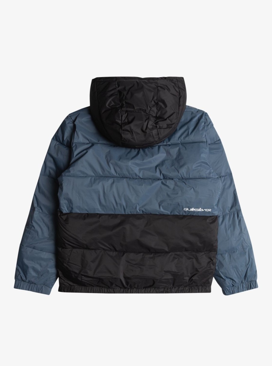 Nino Quiksilver Chaquetas & Abrigos | Wolfs Shoulders - Chaqueta Acolchada Para Chicos 8-16 Bering Sea