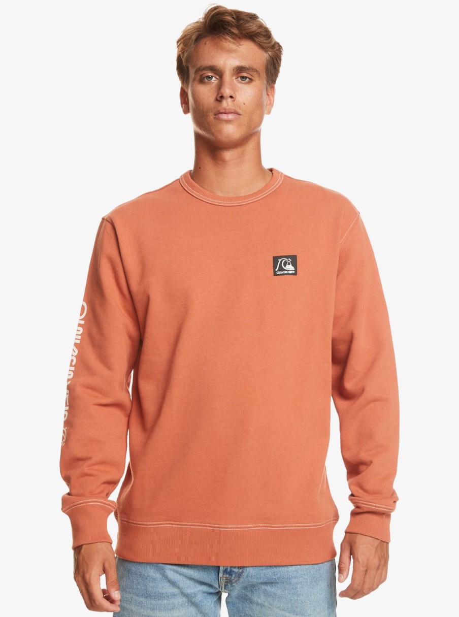 Hombre Quiksilver Sudaderas & Jerseis | The Original - Sudadera Para Hombre Baked Clay