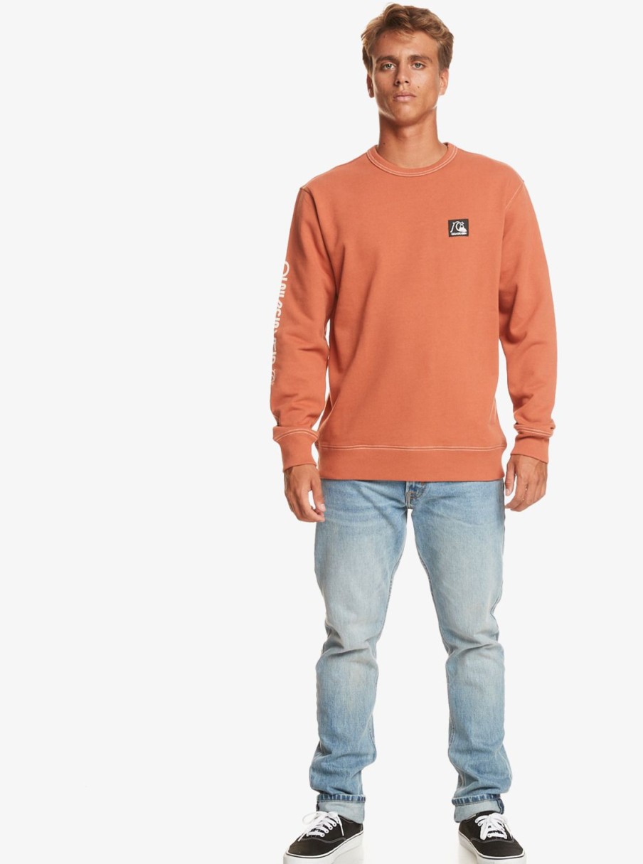 Hombre Quiksilver Sudaderas & Jerseis | The Original - Sudadera Para Hombre Baked Clay