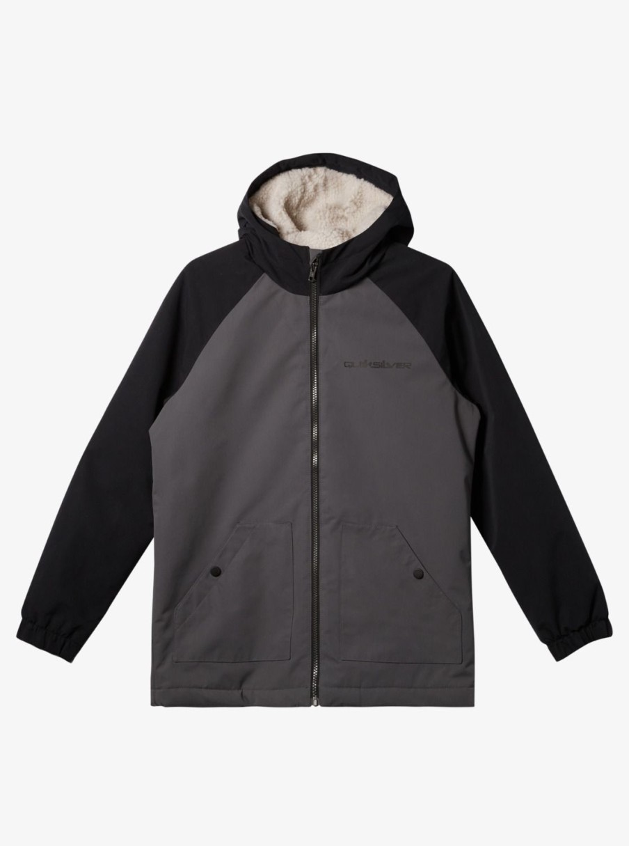 Nino Quiksilver Chaquetas & Abrigos | Isaac - Anorak Para Chicos 8-16 Black