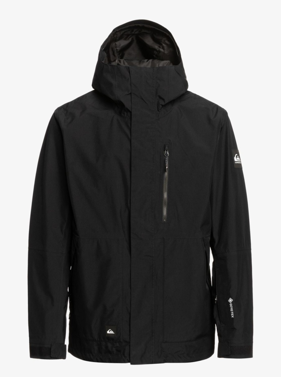 Hombre Quiksilver Chaquetas De Snow | Mission Gore-Tex® - Chaqueta Para Nieve Para Hombre True Black