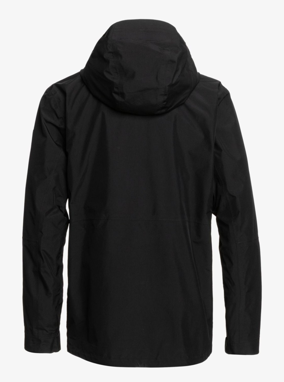 Hombre Quiksilver Chaquetas De Snow | Mission Gore-Tex® - Chaqueta Para Nieve Para Hombre True Black