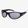 Hombre Quiksilver Gafas De Sol | Ellipse - Gafas De Sol Para Hombre Matte Black/Purple