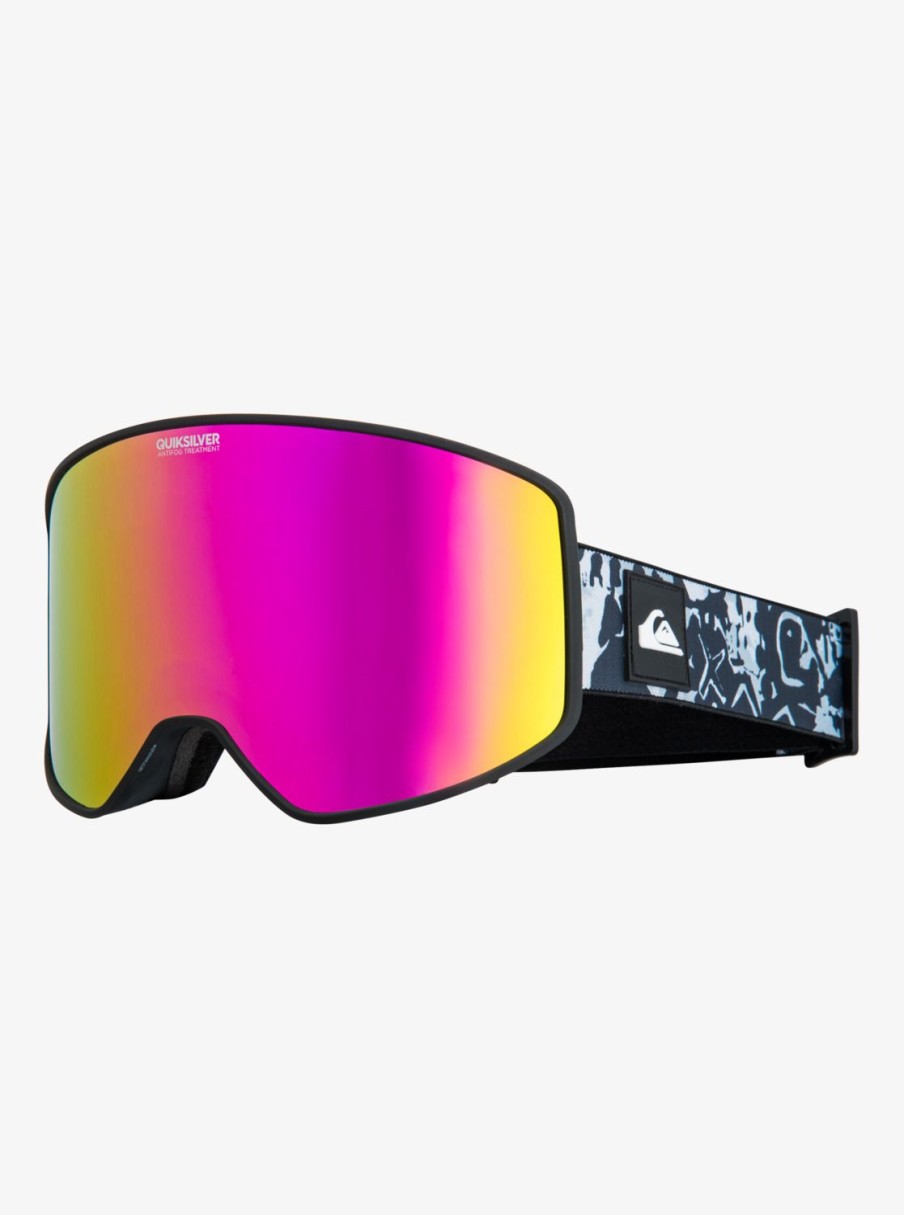 Hombre Quiksilver Accesorios | Storm - Mascara Para Snowboard/Esqui Para Hombre Heritage/Ml Purple S3