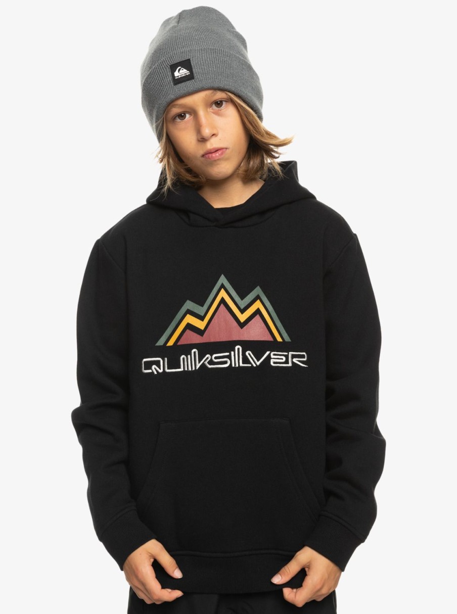 Nino Quiksilver Sudaderas | Big Logo - Sudadera Tecnica Con Capucha Para Nieve Para Chicos 8-16 True Black