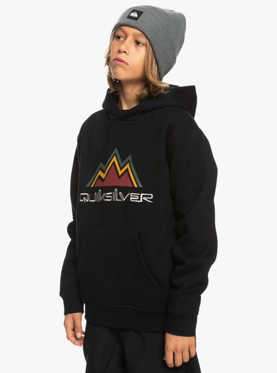 Nino Quiksilver Sudaderas | Big Logo - Sudadera Tecnica Con Capucha Para Nieve Para Chicos 8-16 True Black