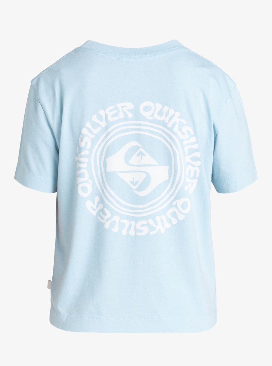 Mujer Quiksilver | Uni - Camiseta Crop Para Mujer Clear Sky