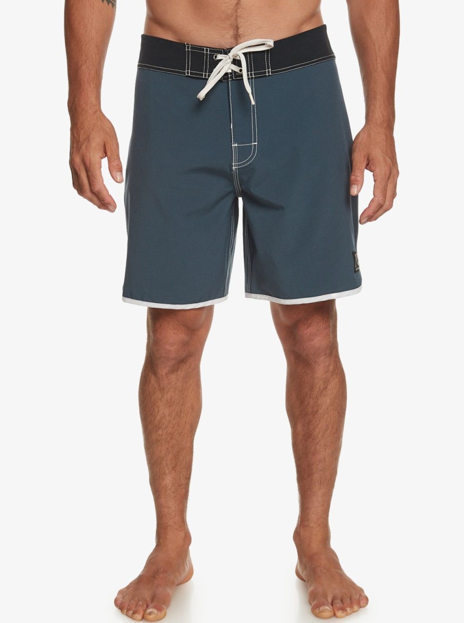 Hombre Quiksilver Boardshorts | Original Scallop 18" - Boardshorts Para Hombre Midnight Navy