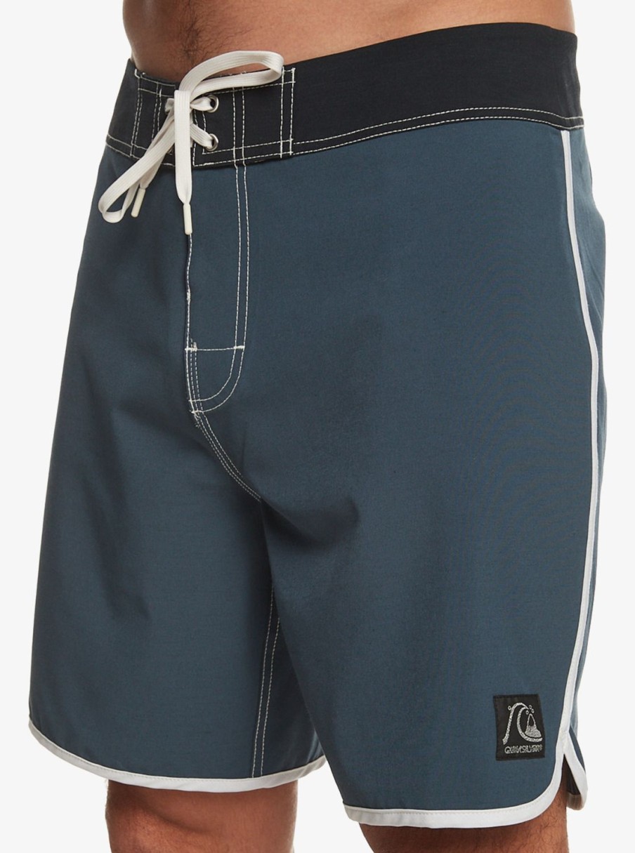 Hombre Quiksilver Boardshorts | Original Scallop 18" - Boardshorts Para Hombre Midnight Navy