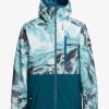 Hombre Quiksilver Chaquetas De Snow | Mission - Chaqueta Tecnica Snow Para Hombre Resin Tint Majolica Blue