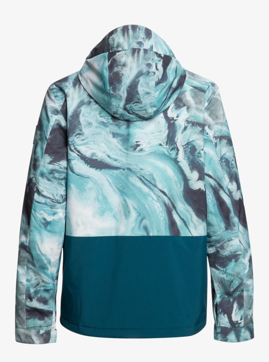 Hombre Quiksilver Chaquetas De Snow | Mission - Chaqueta Tecnica Snow Para Hombre Resin Tint Majolica Blue