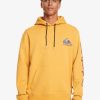 Hombre Quiksilver Sudaderas & Jerseis | Omni Logo - Sudadera Con Capucha Para Hombre Mustard