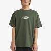 Hombre Quiksilver Camisetas & Polos | Radar - Camiseta Extragrande Para Hombre Thyme